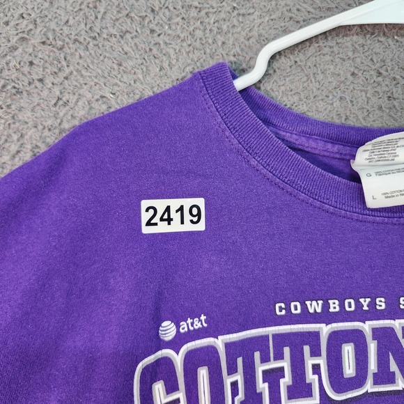 AT&T Cotton Bowl 2012 Wildcats Football T Shirt Gildan Ultra Cotton Size L - Picture 6 of 6